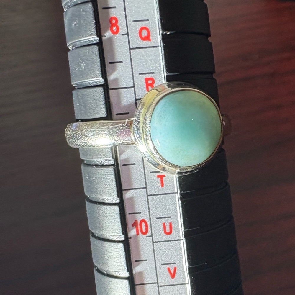 Larimar Ring Size 9 - Picture 5 of 5